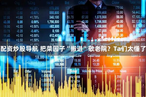 配资炒股导航 把菜园子“搬进”敬老院？Ta们太懂了